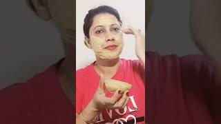 How to apply orange peel powder face pack for glowing skin in 5 minutes [upl. by Odlanier832]