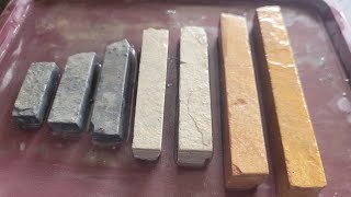 Thick slate bar cleaning video satisfying asmr [upl. by Eicnahc]