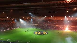 Wolves v Liverpool  prematch light show [upl. by Imef]