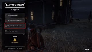 COOKED SEASONED VENISONRed Dead OnlineDaily Challenges [upl. by Owena]