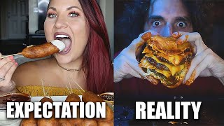 MUKBANG EXPECTATIONS VS REALITY [upl. by Seagrave]