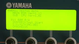 Yamaha RM1x Update  Not Functional  Testing Procedure [upl. by Cheung]