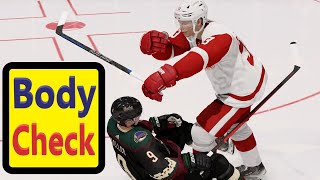 How to body check in NHL 23 [upl. by Adliw502]