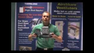 Dryer Duct Booster  Learn 4 facts about Dryer Duct Booster Fans [upl. by Chemar]