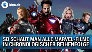 So schaut ihr alle Marvel Cinematic Universe Filme in chronologischer Reihenfolge [upl. by Elrahc]