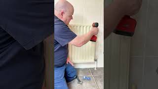 How To Repair a radiator central heating not getting warm how to bleed a radiator when snapped [upl. by Tacita580]