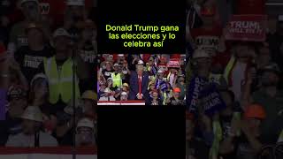 Elecciones USA 2024 en vivo  Donald Trump bailando  EEUU noticias [upl. by Atsyrk719]