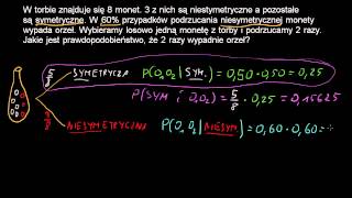 Przykład Prawdopodobieństwo zdarzeń zależnych [upl. by Eversole]