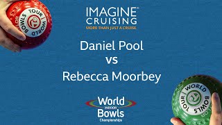 World Indoor Bowls Championship 2024 Daniel Pool vs Rebecca Moorbey  Day 16 Match 1 [upl. by Bork]