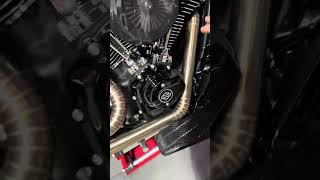 Harley Davidson Road Glide 2024 2 in 1 exhaust smoke muffler brand imported exhaust  Yikes [upl. by Oakleil194]