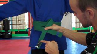 How to Tie a Students Taekwondo Belt A Guide for Parents and Instructors [upl. by Ameerak]