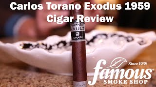 Carlos Toraño Exodus 1959 Silver Cigar Review  Famous Smoke Shop [upl. by Gurevich]