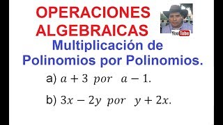 ab Multiplicación de Polinomios por Polinomios [upl. by Eustatius]