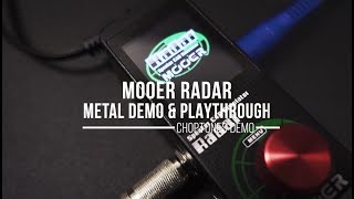 Mooer Radar  Metal Demo amp Playthrough [upl. by Clementia754]