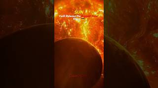 Solar Storm Vs Earth 🌍😈 sun universe space shorts [upl. by Tadich]