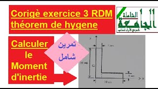 corrigé exercice 3 RDM  Géométrique des sections  RDM آخر تمرين شامل في [upl. by Etram]