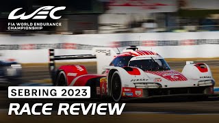 Race review  2023 1000 Miles of Sebring  FIA WEC [upl. by Timrek]