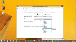Windows 8  Energiesparmodus ausschalten  Bildschirm bleibt in Zukunft immer an [upl. by Layman33]