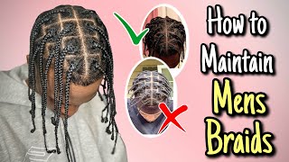 How to Keep Braids Looking Fresh for Men [upl. by Orten591]