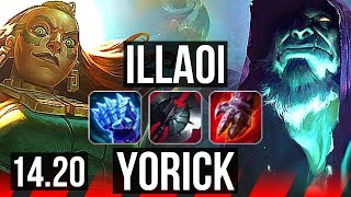 ILLAOI vs YORICK TOP  6 solo kills  EUW Master  1420 [upl. by Severn]