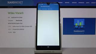 Wiko View 3  Geekbench 5 CPU TEST [upl. by Klotz268]