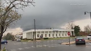 Alabama tornadoes caught on camera raw video [upl. by Shulock]