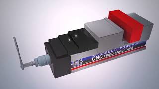 MultiPower CNC Fixed Angle Vise  HPAC CNC Power Vise [upl. by Terag207]