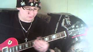 me showing you how to play d generation xs theme music on guitar [upl. by Daryn]