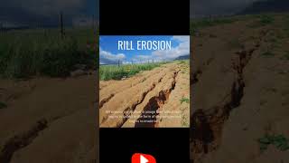 SOIL EROSION  TYPES OF SOIL EROSION GEOGRAPHY viralvideo shorts shortvideo video viralshorts [upl. by Louisette]