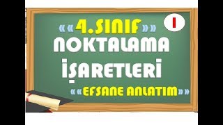 4Sınıf Noktalama İşaretleri 1Yardımcı Öğretmen [upl. by Hcirdeirf]