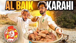 Crazy Experiment of AL BAIK Chicken Karahi 🤪 Al Baik Chicken Broast amp Albaik Chicken Nuggets recipe [upl. by Marga188]