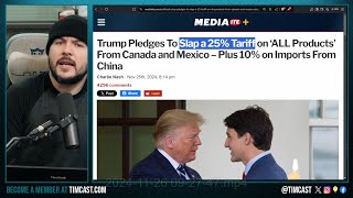 Trump Tariff ALREADY WINS Mexico amp Canada PANIC Stop Migrants Trudeau Calls Trump INSTANTLY [upl. by Hnah]