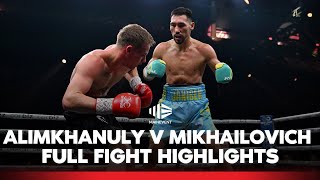 Janibek Alimkhanuly v Andrei Mikhailovich 🥊💥  Full Fight Highlights  Main Event  Fox Sports AUS [upl. by Natam164]