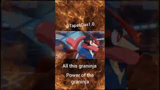 Ash and graninja pokemon viralreels greninja [upl. by Atiuqin96]