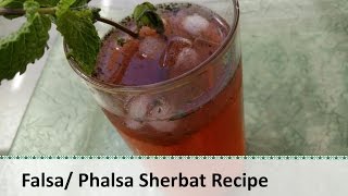 Falsa  Phalsa  Pharwa  Grewia Asiatica Sharbat Recipe  Indian Drink by Healthy Kadai [upl. by Gradeigh414]