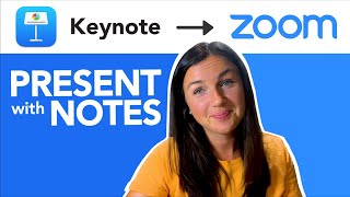 How to Present Keynote with Presenter Notes in Zoom without Participants Seeing the Notes [upl. by Ashlen]