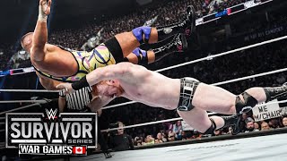 Sheamus vs Bron Breakker vs Ludwig Kaiser Survivor Series WarGames 2024 highlights [upl. by Nosiddam284]