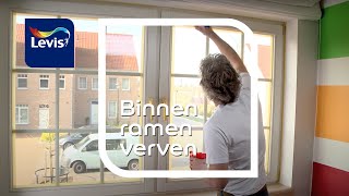 Hoe schilder je van binnen de ramen  Levis [upl. by Ahsayn]