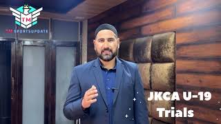 JKCA U19 Trials  Information  Short list  Selection Form  watch full Video Share with Everyone [upl. by Tayib]