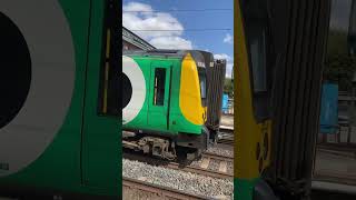 A class 350 248 arriving at wolverton station ukrail trains [upl. by Zoba163]