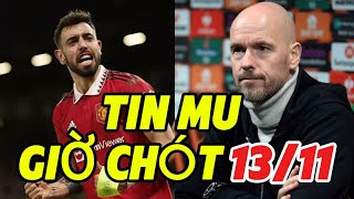 TIN MU GIỜ CHÓT 1311 TEN HAG CÓ VỊ TRÍ MỚI CRISTIANO TỎA SÁNG TEN HAG CÓ THỂ NHẬN LỜI AS ROMA [upl. by Donia]