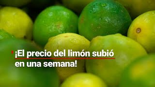 ¡SUBIÓ EN UNA SEMANA El precio del limón incrementó en unos días así lo padecen los mexicanos [upl. by Sami406]