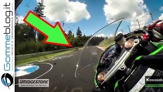 Nürburgring RECORD  Kawasaki Ninja ZX10R TOP SPEED at the Nurburgring [upl. by Sakul]