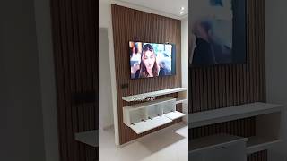 ديكور meuble TV و بديل الخشب في حائط التلفزيون Join us in the world of  Decorations [upl. by Joashus313]