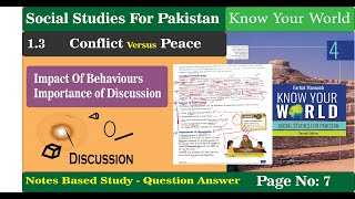 Conflict and Peace  Social Studies  APS Schools garrisonwithHaiqa [upl. by Asiole889]