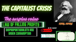 THE CAPITALISTS CRISIS BY KARL MARX  IN HINGLISH  SURPLUS VALUE  FALLING PROFITS  OVERPRODUCTION [upl. by Anayik]