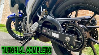 Melhor método para travar corrente da moto [upl. by Eeramit]