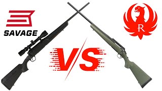 Ruger American Vs Savage Axis  Which is Better and WHY [upl. by Angelika]