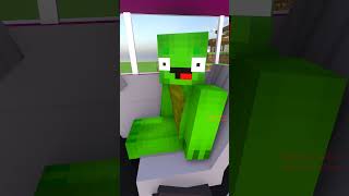 Mikey Prank and the end   Baby zombie minecraft animations [upl. by Retloc]