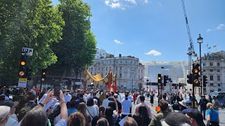 Corpus Christi Procession across central London 2024 [upl. by Hertha895]